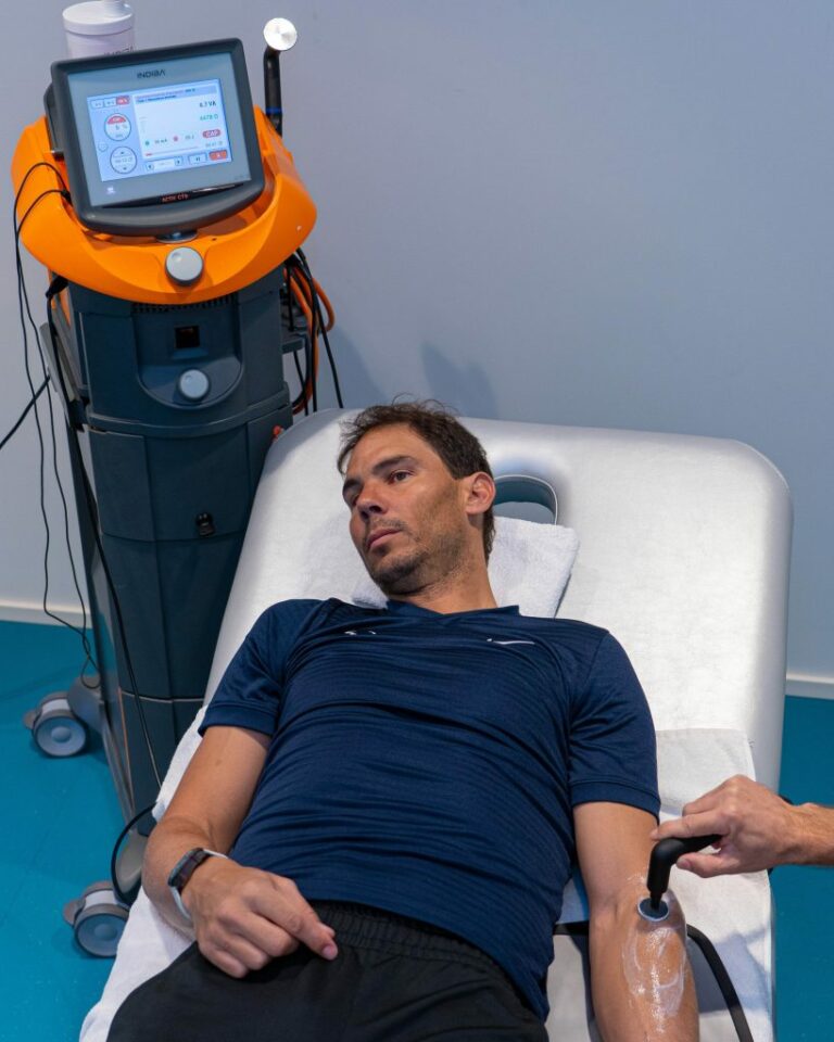 Rafael Nadal Academy Training and Treatment with INDIBA