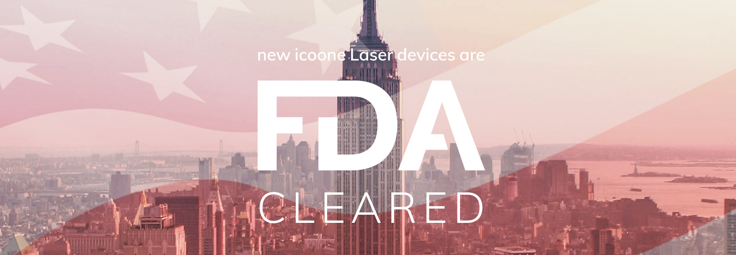 The new icoone Laser range achieves the FDA clearance